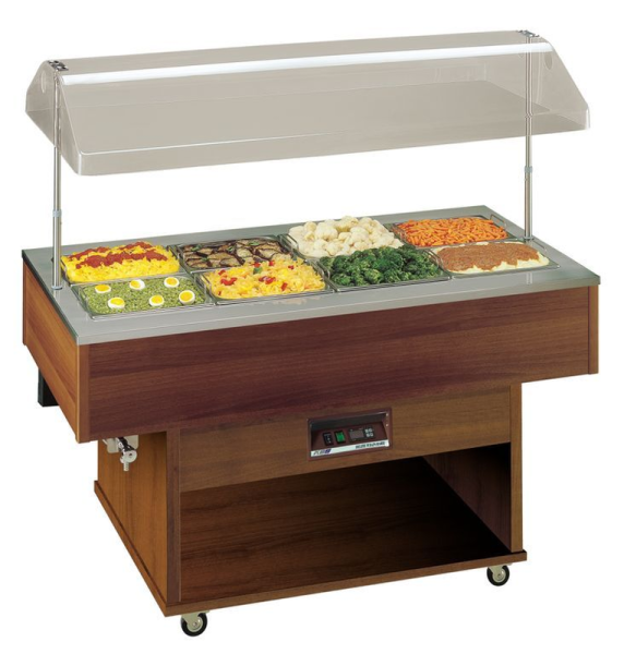 Delizie 23202003 (25) K Bain Marie Buffet mit beheizter Wanne